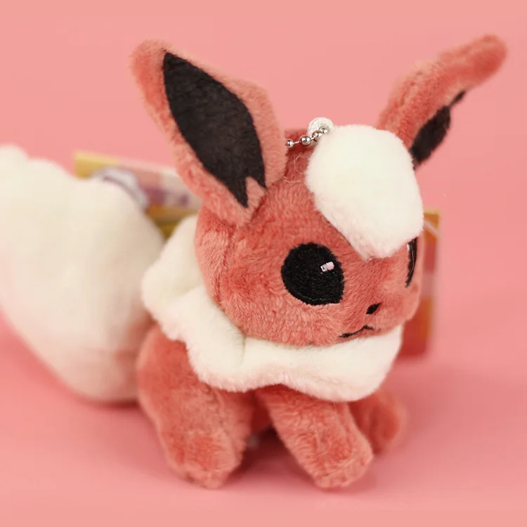 8 см плюшевый Eevee трансформер Ditto Jolteon Flareon Vaporeon Espeon Umbreon Poliwag Psyduck хорошее качество Рождественский подарок для ребенка - Цвет: Зеленый