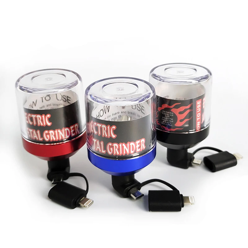 Fully Automatic Herb Grinder Electric Tobacco Shredder Hand Held Spice