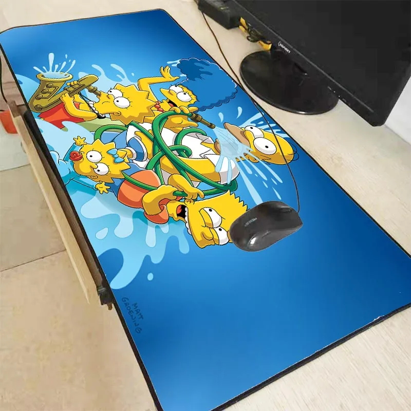 

MRGBEST 90x40 Cartoon Anime Large Gaming Mouse Pad Natural Rubber PC Computer Gamer Desk Mat Locking Edge for CSGO LOL Dota Xxl