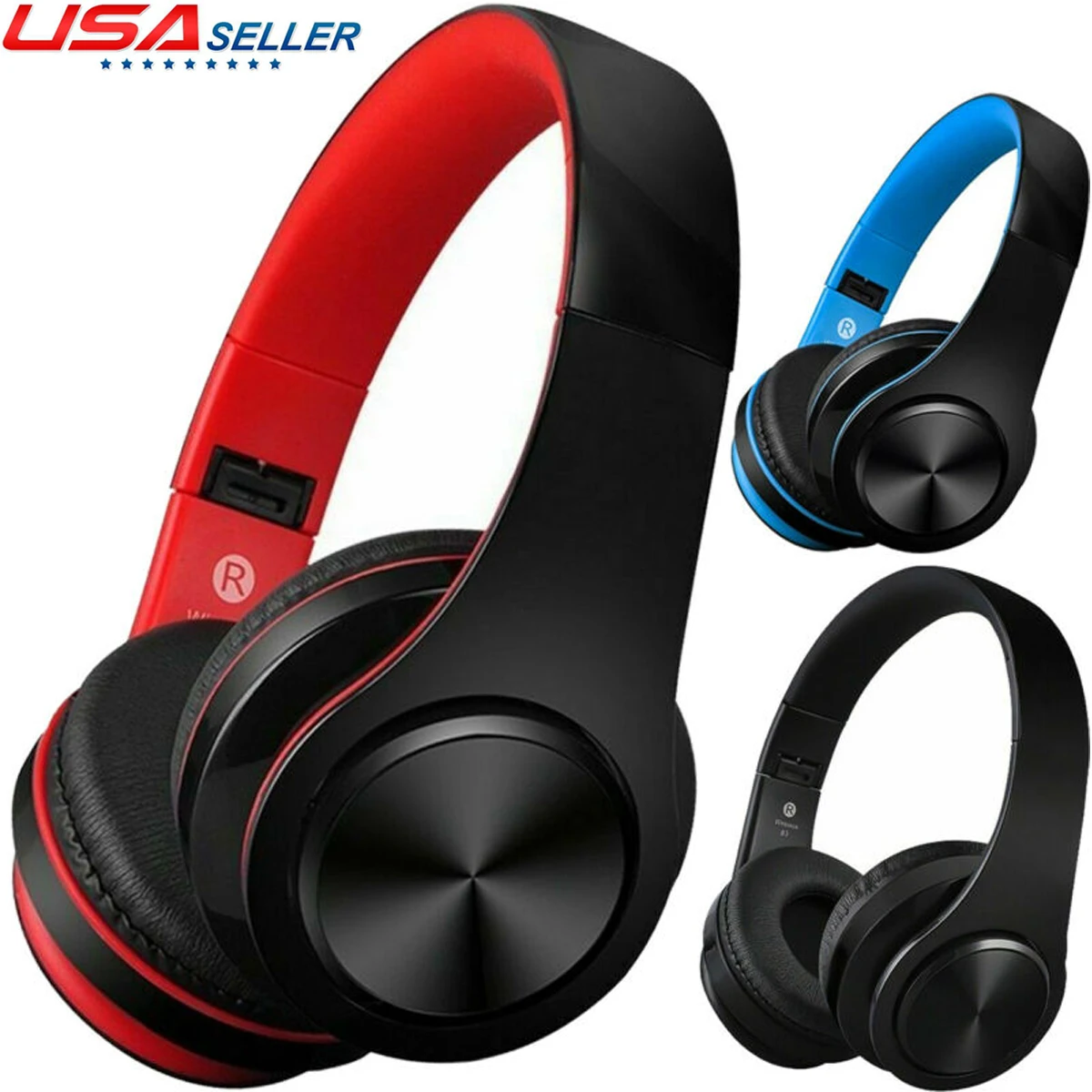 Foldable Bluetooth V4 2 Headset Stereo Noise Cancelling Wireless Headphones With Mic For iPhone Samsung Support TF Card Play