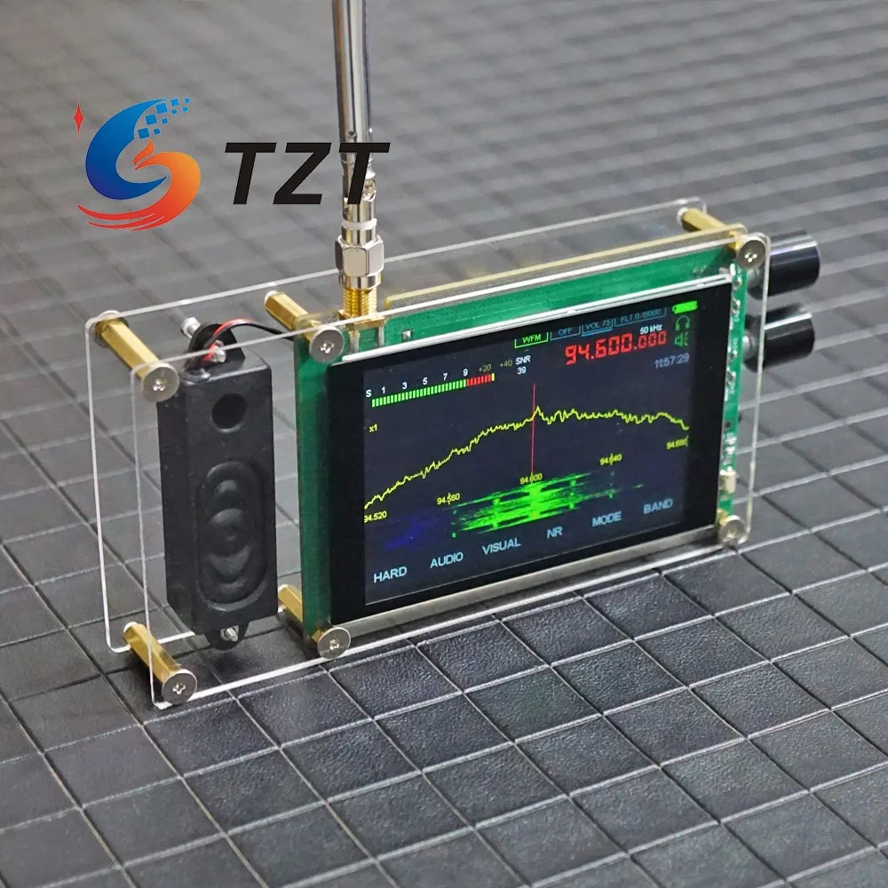 TZT 1.10C KQS1 Malachite SDR Radio Receiver Full Band 50KHz-200MHz Malahit DSP | Электроника