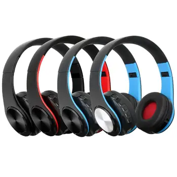 

Stylish Wireless Bluetooth Deep Bass Noise Reduction Headphones Foldable Game Music Headphones Can Be Inserted Tf Card