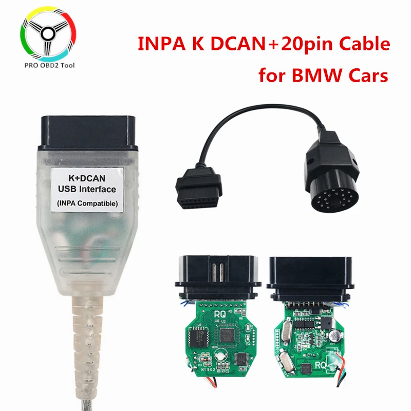 Качественный кабель для BMW INPA K DCAN Switch inpa OBD2 Диагностический USB интерфейс