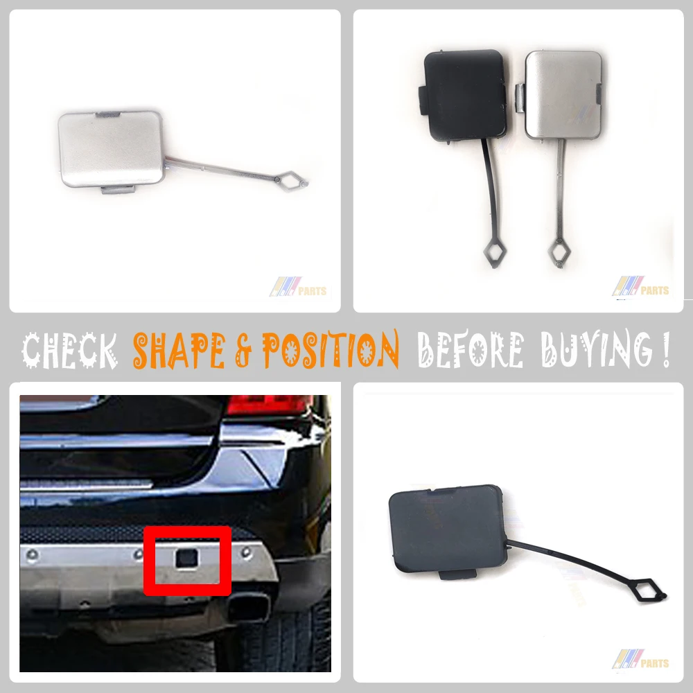 1648852323 для 06-08 Mercedes ML W164 CDI X164 280 300 320 350 420 450 500 задняя крышка буксира 1648802323