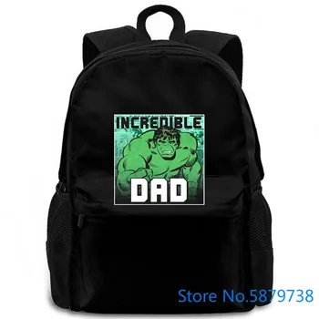 

Marvel Father's Day Hulk Incredible Dad Different Colours women men backpack laptop travel school adult student