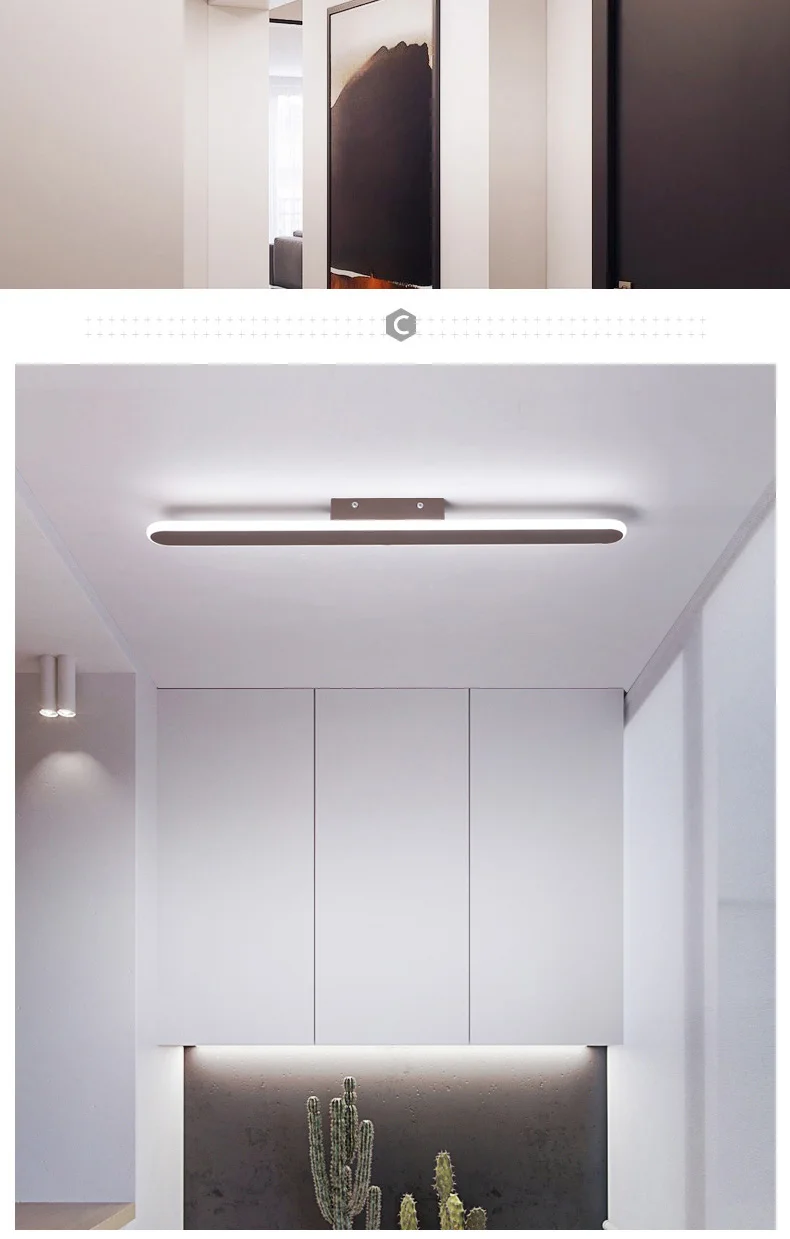 Минимализм светодиодная люстра для спальни коридора офиса plafonnier led Скандинавское украшение дома Современная Люстра Светильники