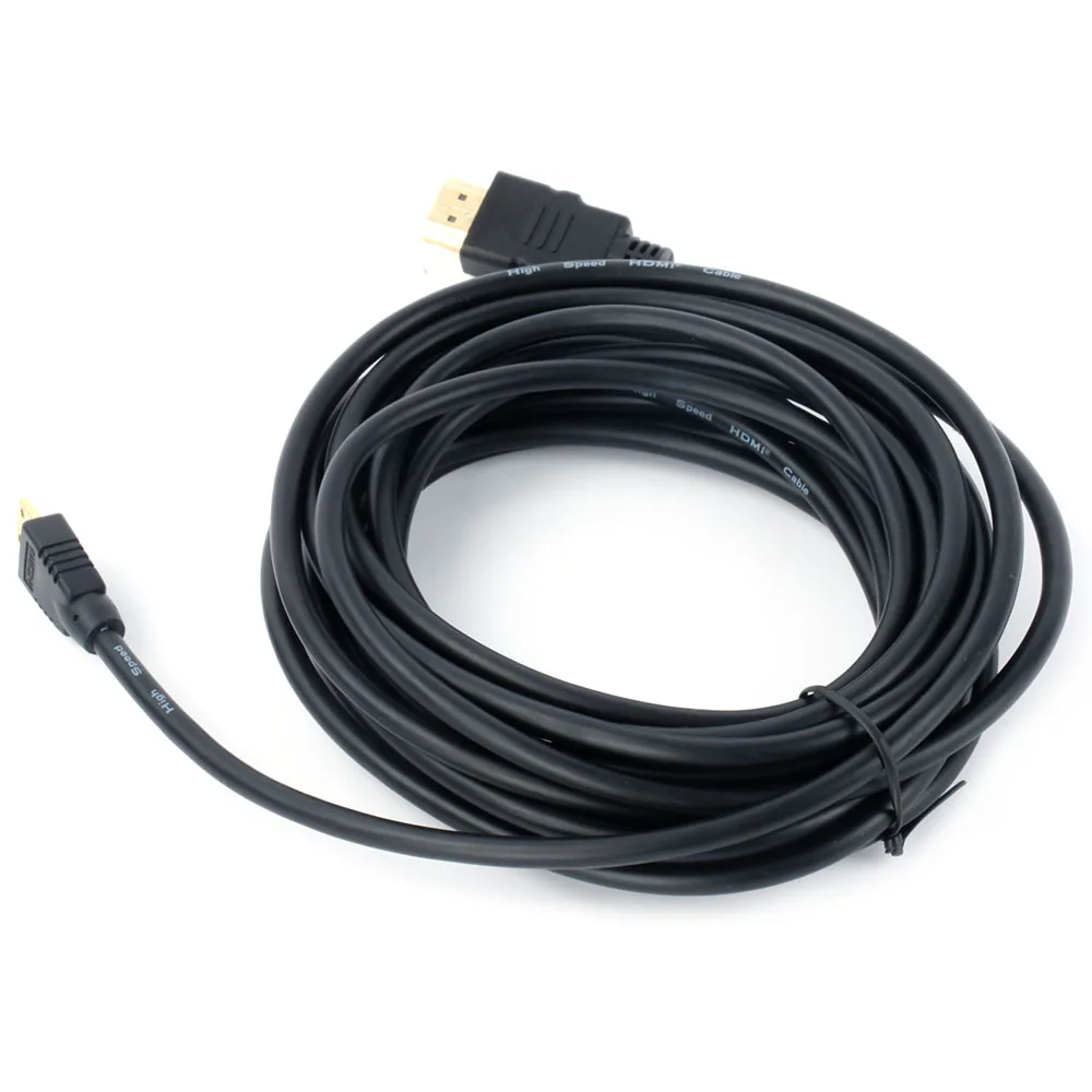 EDAL HDMI к Mini HDMI 5 м 15 футов позолоченный кабель Свинец v1.4 мужчин и мужчин для DV HDTV 1080p Высокоскоростной