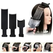 3 個サロンヘアケア染料着色フラットブラシボード櫛セット理髪ツール(China)