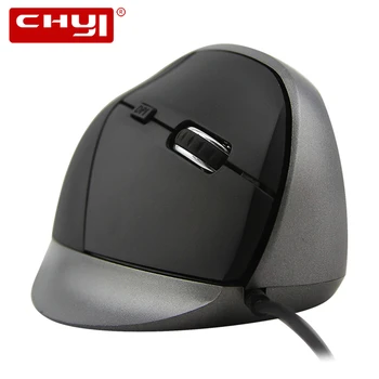 

CHYI Ergonomic Vertical Gaming Mouse 5D USB Optical Computer Game Mice 1600 DPI Wired Laptop PC Mause Gamer For Notebook