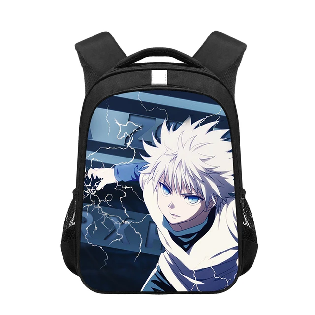 MxsSHIRT Killua Zoldyck Hunter Logo Backpack Laptop Bag Mens Woman Kids Sackpack Sports School Bag MxsSHIRT Killua Zoldyck Hunter Logo Backpack Laptop Bag Mens Woman Kids Sackpack Sports School Bag