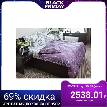 

Bed linen Night Nezhna 2sp "Verba", 175x215, 180x220, 70x70cm 2pcs, poplin