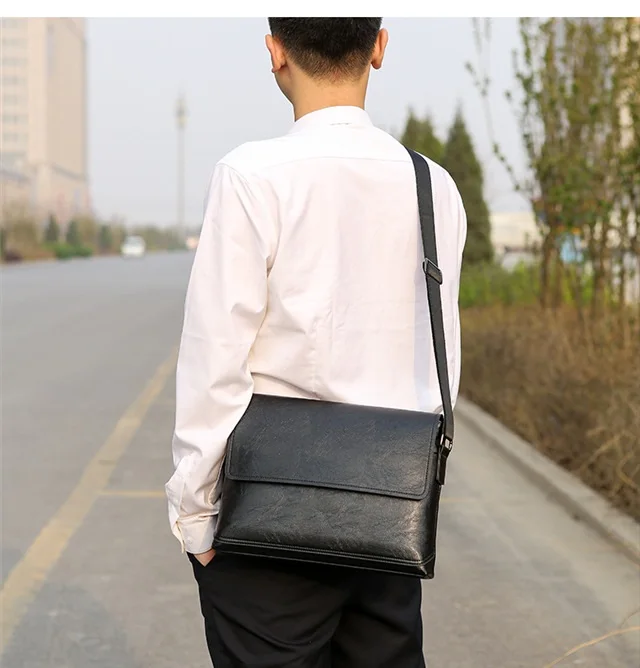 Мужские сумки-мессенджеры мужские модные деловые дорожные сумки на плечо мужской из искусственной кожи портфель мужские сумки через плечо