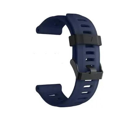 10 шт./упак. ремешок на запястье браслет для наручных gps-часов Garmin Fenix 3 HR 5x ремешок для смарт-часов Garmin Fenix 5x Смарт ремешок для часов Силиконовый ремешок для часов - Цвет: dark blue