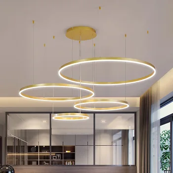 

Modern Led Chandelier Light For Living room Dining room Kitchen Coffee Gold Fashion LED Chandelier Lamp foyer polar chandelier