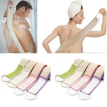 Loofah отшелушивающая мягкая задняя скруббер для женщин и мужчин Одежда для собак яркие цвета для мытья тела очистка кожи спа губка для ванны скруббер