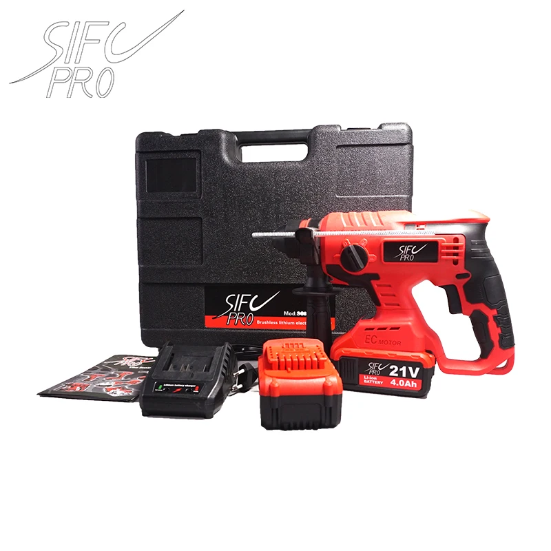 20v аккумуляторная ударная дрель SC390 20V инструмент Перфоратор электрический молоток бесщеточная аккумуляторная литий-ионный перфоратор Электрический в