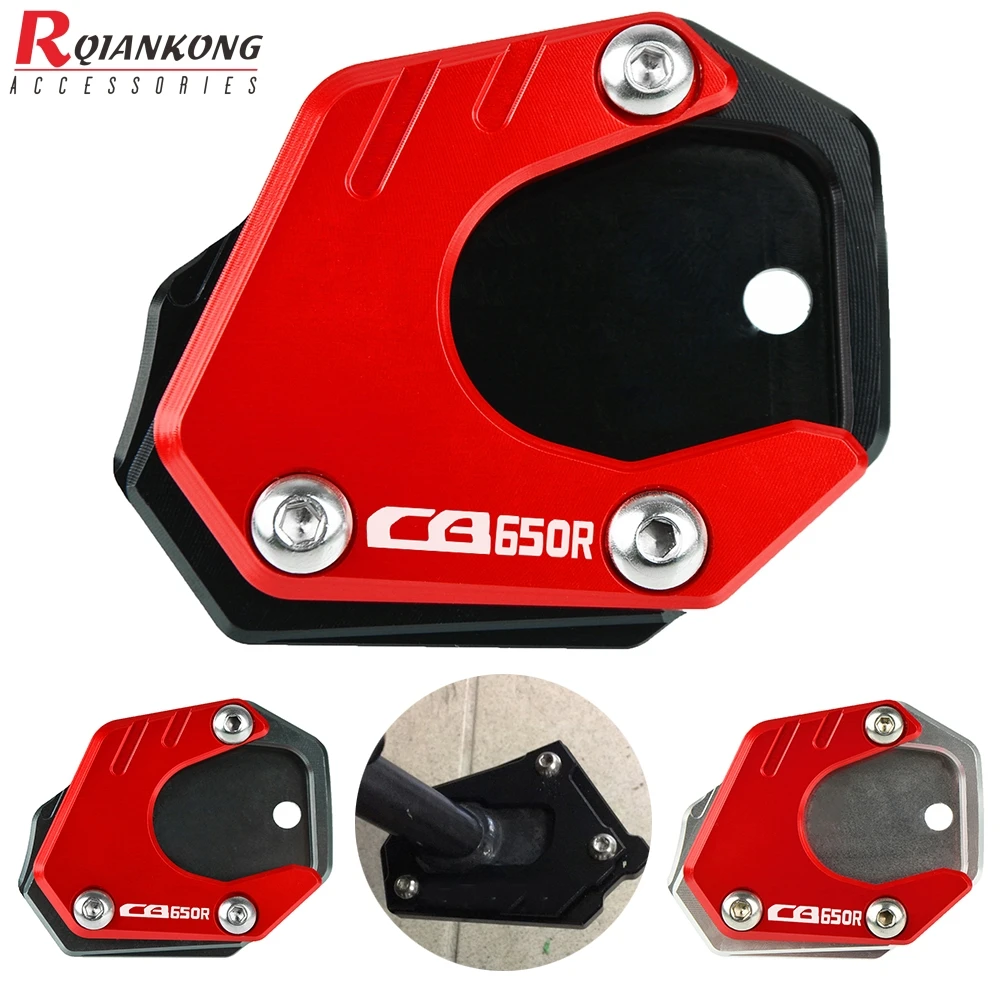 

Motorcycle Side Stand Pad Enlarger Plate Kickstand Support Extension FOR HONDA CB650R Neo Sports Cafe CBR650R CBR 650R 2019 2020