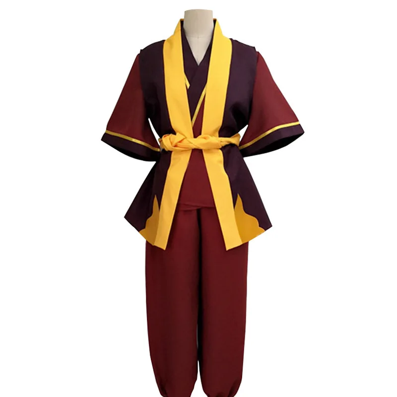 

Deluxe Prince Zuko Cosplay Anime Avatar: The Last Airbender Character Uniform Halloween Costume for Men Carnival Party Suit