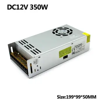 

Single Output Led Power Supply DC 12V 29A 350w Driver Transformer 110V 220V AC to DC12V SMPS For Strip Lamp CNC CCTV 3D Print