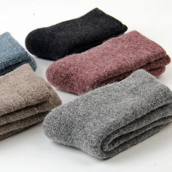 

Wool Cashmere Thick Socks Sport Women Lady Cotton Soft Casual Warm Winter Russian Cold Resistance Sock Xmas Gift