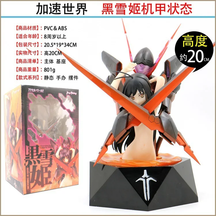 

Accelerated World Accel World Black Snow Ji Mech Status 1/6 Anime Garage Kit Model