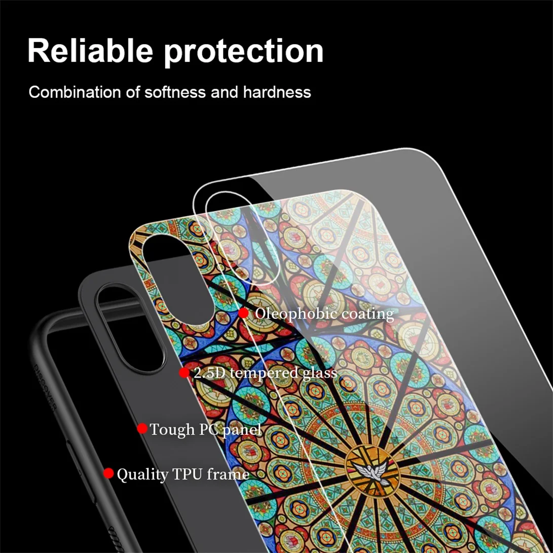 Чехол из закаленного стекла для iPhone XS Max X XR Nillkin Luxury Dreamland яркий защитный чехол