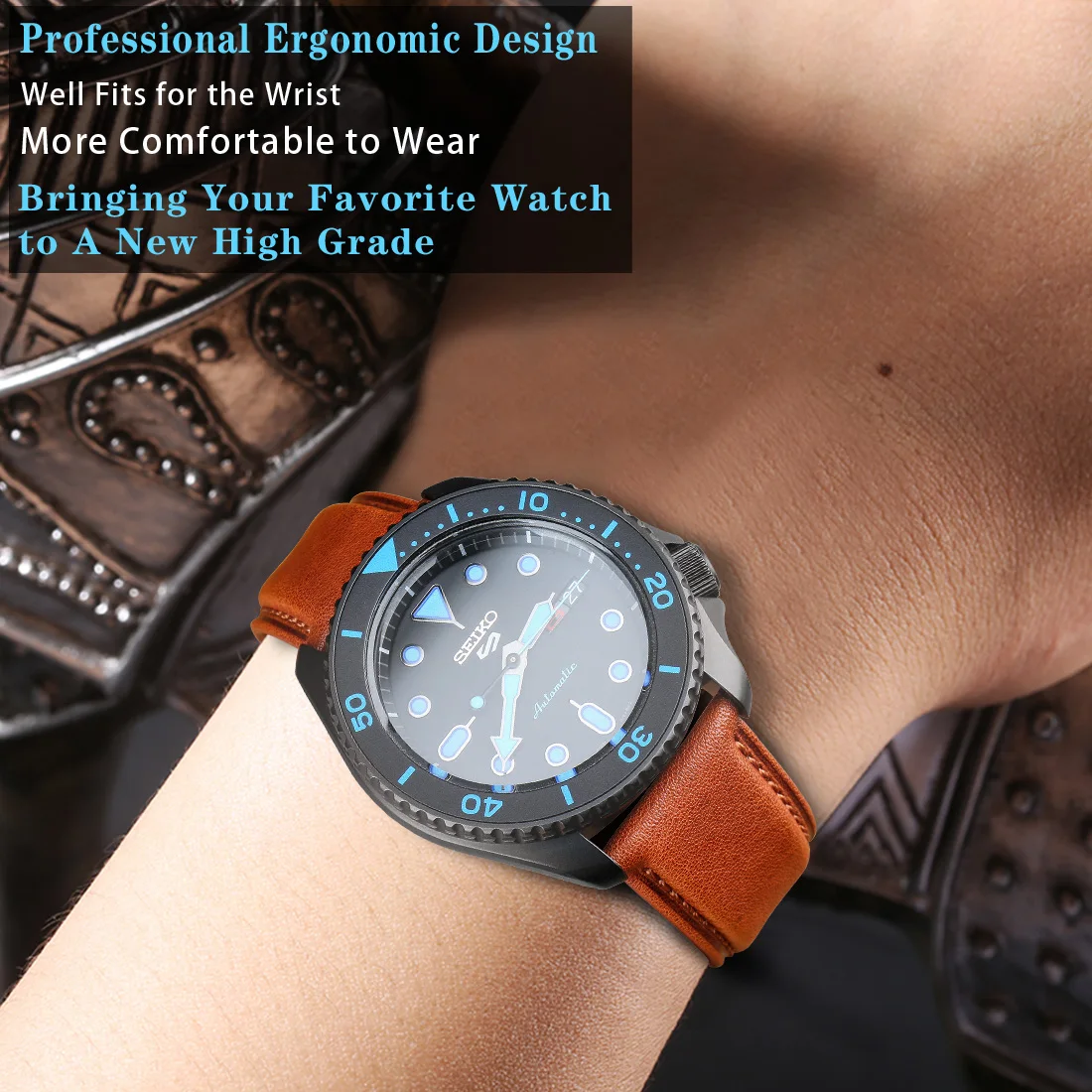 Hight Quality Watch Band Quick Release Soft Genuine Leather Strap For Huawei GT2 Pro ECG 22mm 20mm Mens Smartwatch Accessories