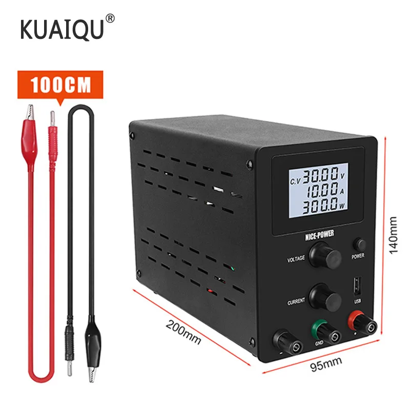 Ayarlanabilir DC anahtarlama laboratuvar güç kaynağı laboratuvar voltaj regülatörü değişken güç kaynakları 30V 10A 120V 3A tezgah USB