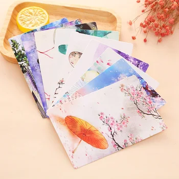 

China Style Landscape Post Card Set Vintage Style Paris Tower Monuments postcards/Christmas Card/Gift /Greeting Cards 9pcs/lot