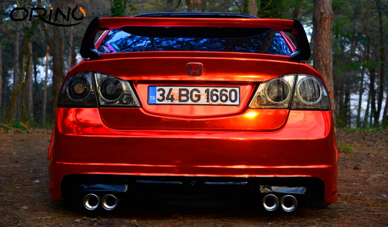 Red Chrome Vinyl Film Wrap-7