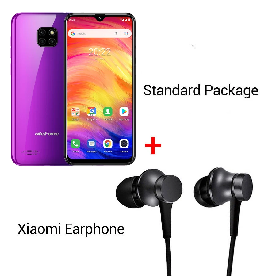 Twillight N Earphone Ulefone Note 7 Android 9,0 6," экран капли воды смартфон 3500 мАч 19:9 четырехъядерный 1 ГБ ОЗУ 16 Гб ПЗУ WCDMA мобильный телефон - Цвет: Twillight N Earphone