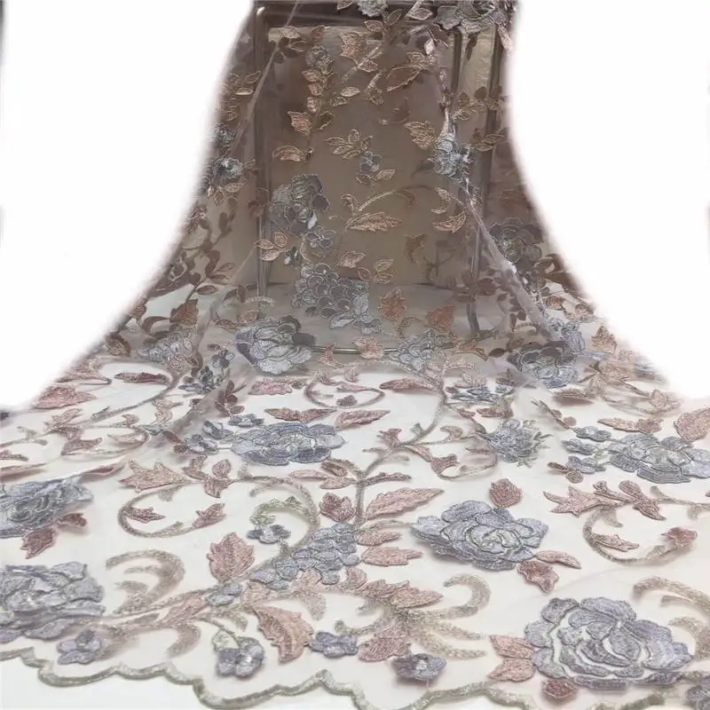 Promotion! Cheap 2019 New Style Royal Blue Wedding lace High quality nigerian french african fabric for party LXX16 | Дом и сад