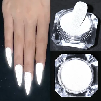 

Reflected Nail Glitter Powder Shiny Glow Party Nail Powder Chrome Reflective Nail Art Tools for Disco Dancing Holographics Dust