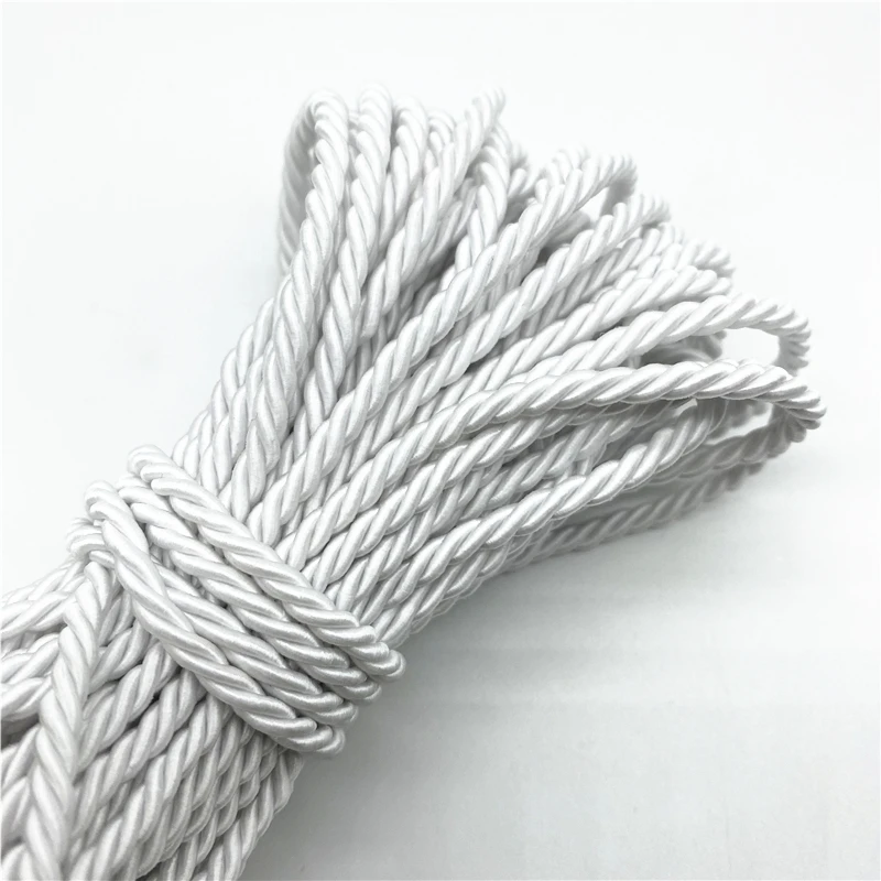 10yards/Lot 3mm 3-Strand Paracord Rope Polypropylene Rope For Home Decoration Accessories DIY Handmade Home Textile Decoration polypropylene rope