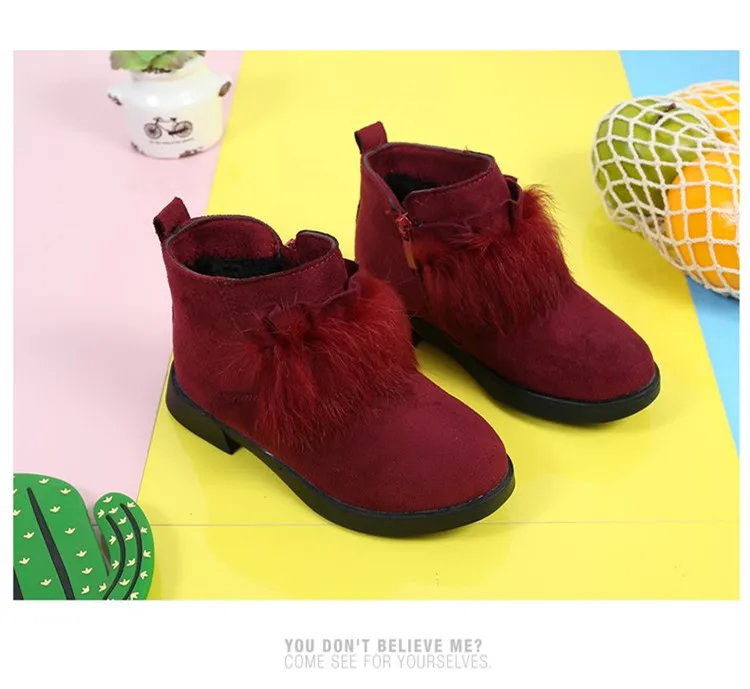 JGSHOWKITO модная детская одежда; Детские теплые хлопковые носки длиной до щиколотки для девочек; сезон осень ботинки martin принцессы мягкий пушистый мех оборками 26-36