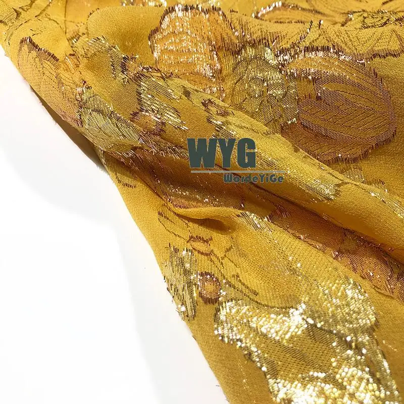 Summer Designer Fashion Top Quality Gold Thread