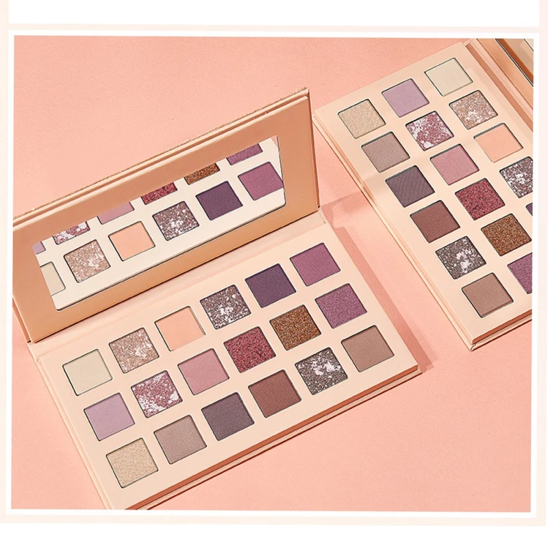 

18 Color Shimmer Matte Eyeshadow Waterproof Easy To Color Long-lasting Smudge-proof Eye Shadow
