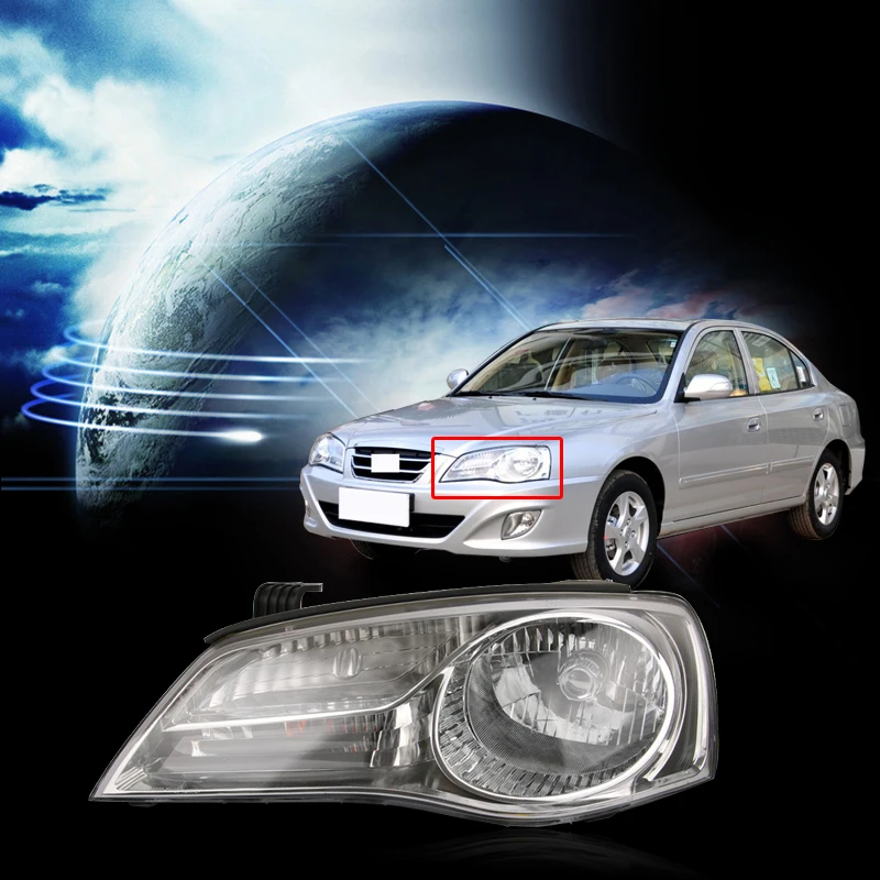 CAPQX 1 пара бампер передний головной светильник для Hyundai Elantra 2011-головной |