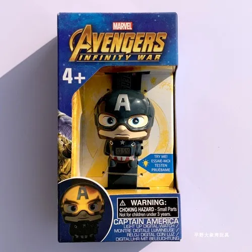 Marvel Avengers Iron Man Hulk Star Wars Kylo Ren Darth Vader Chirldren Watch Kawaii Toys Gifts Anime Favorites Collect Ornaments Captain America