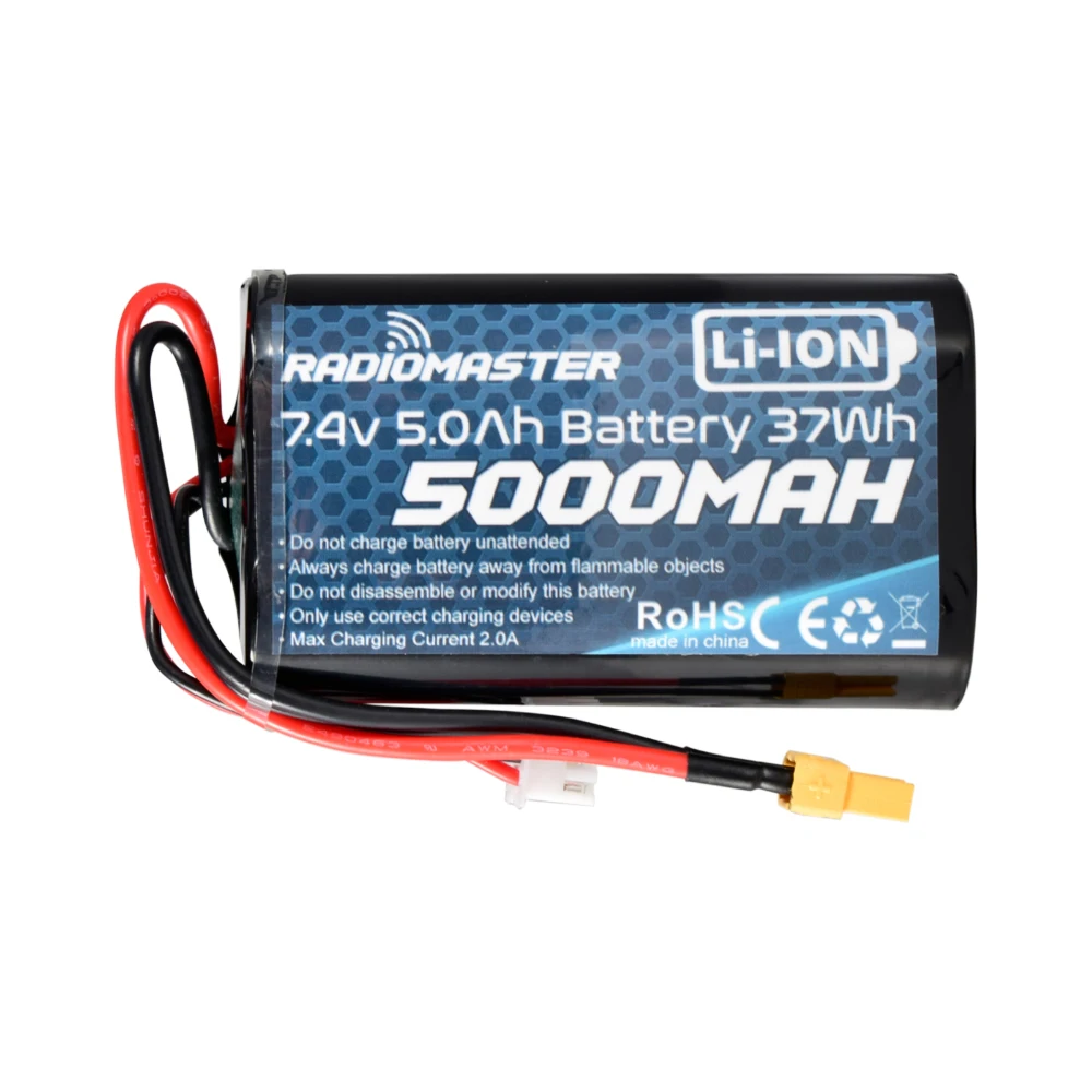 Горячая RadioMaster 5000 мА/ч 7 4 V 2S 37wh Lipo Батарея высокое Ёмкость JST-XH и XT30 разъем для TX16S