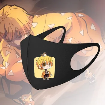 

Cartoon Face Mask Cycling Anti-dust Anime Demon Slayer Cosplay Masks