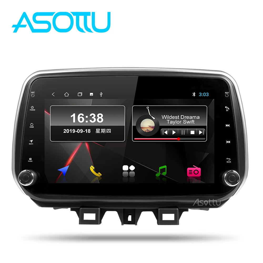 Asottu PX30 DSP android 9,0 автомобильный dvd для hyundai Tucson ix35 автомобильный dvd gps навигатор raido видео плеер стерео