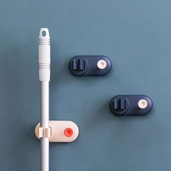 

Bathroom Bracket Wall-Mounted Mop Rack Storage Rack Kitchen Tool Bathroom Suction Cup Hanging Tool