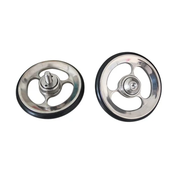 

Easy Wheels Easy Wheel for Brompton Cycling Bike Folding Bicycle Accessories Titanium Alloy Easy Wheel Carry Wheel