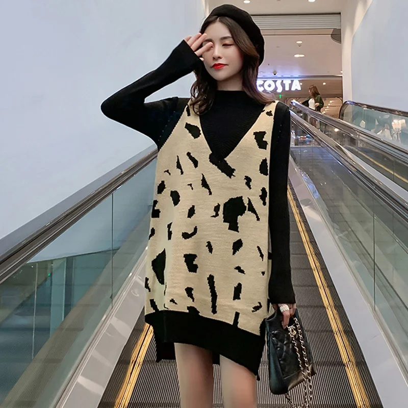 

autumn new leisure out long pregnant women sweater two-piece autumn and winter dress foreign style