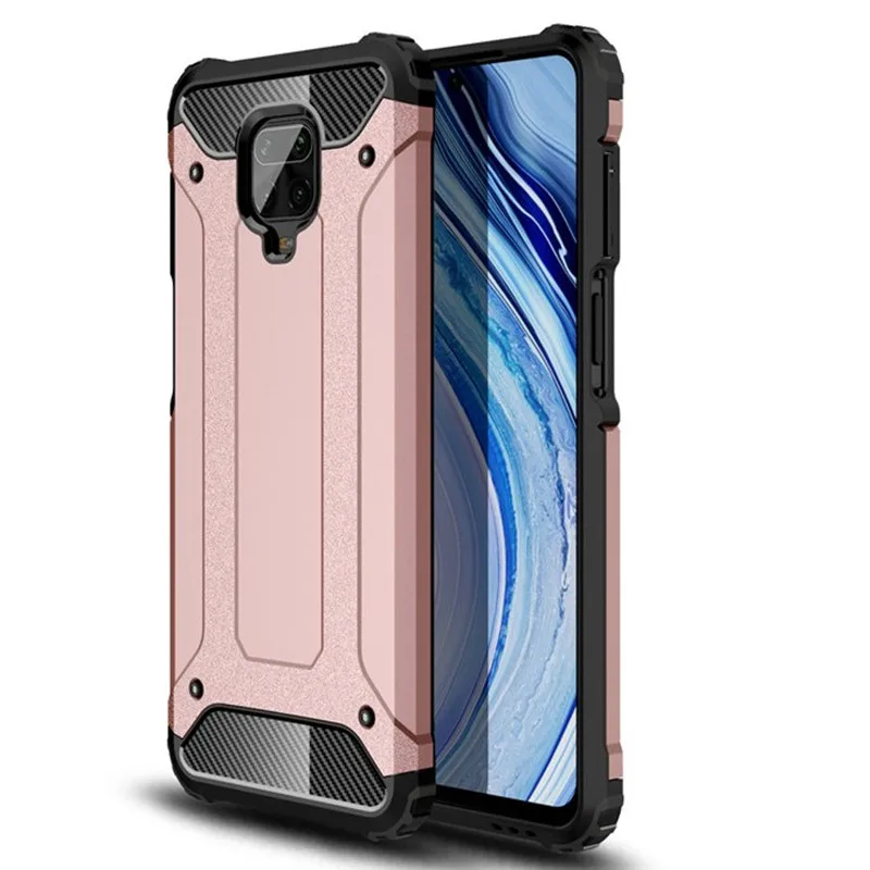 Чехол для Xiaomi Redmi Note 9S 9 S противоударный жесткий силиконовый армированный чехол