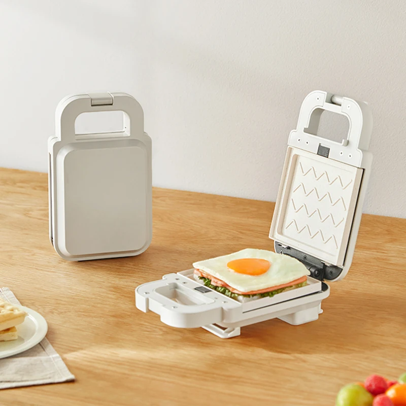 600W Electric Sandwich Maker Waffle Maker Toaster Baking Multifunctional Breakfast Machine Toast Pressure Pancake 220V