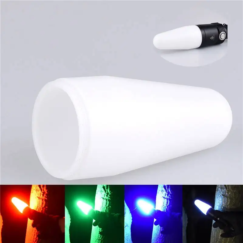 Fitorch Flashlight POM White Diffuser Signal Light Traffic Wand for Fitorch MR35 Torch Lamp Spotlight Lantern Accessory