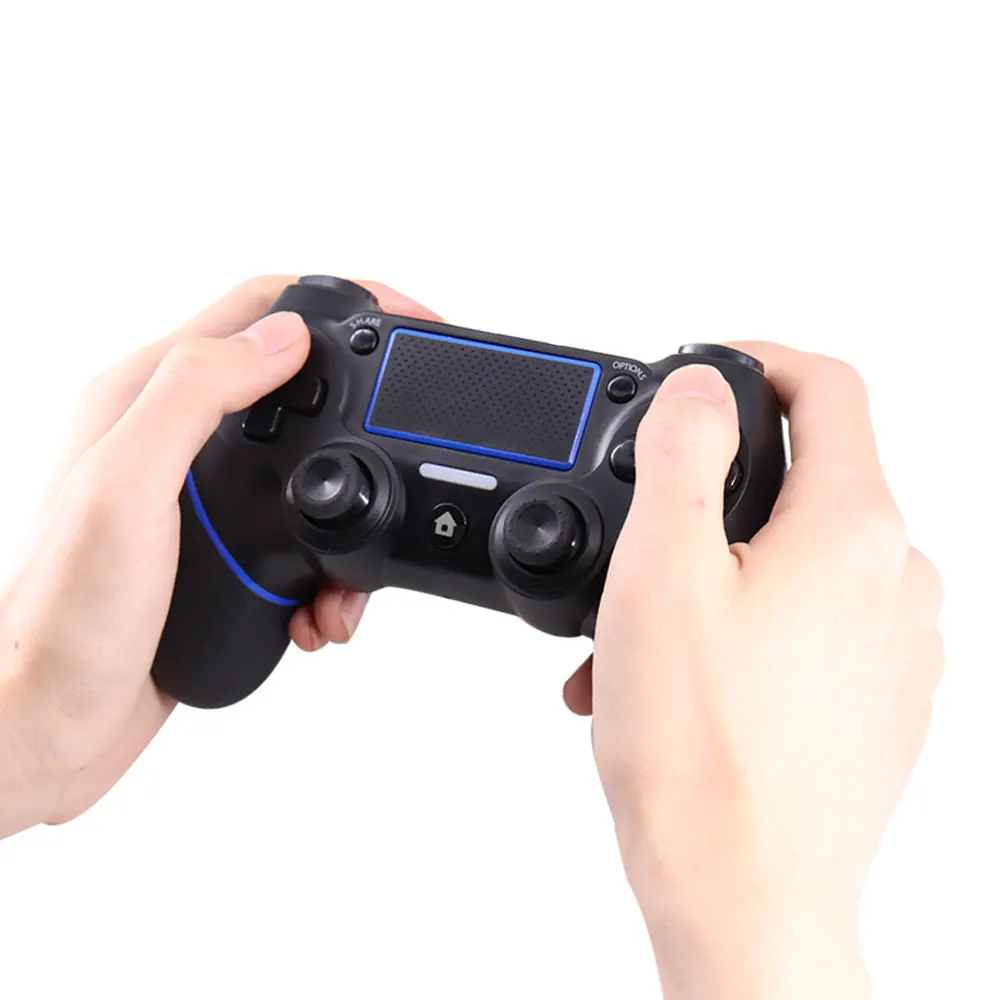 Wireless PS4 Gamepad Bluetooth 4.0 Joy-stick Game Controller with Dual Viberation Touch Screen Function Support PCUSB program