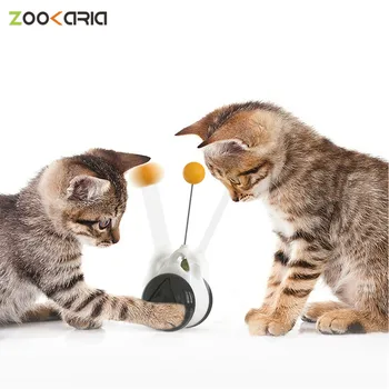 

Intelligent Automatic Cat Toy Tumbler Rotation Mode Interactive Funny Cat Toy with Catnip 360 Degree Self Rotating Ball Toy Cat
